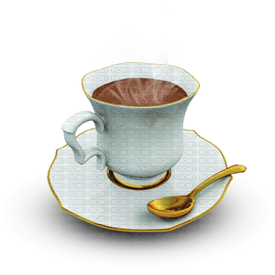 Kaz_Creations Coffee Tea Cup Saucer - png gratis