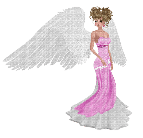 Angel in Pink - ingyenes png