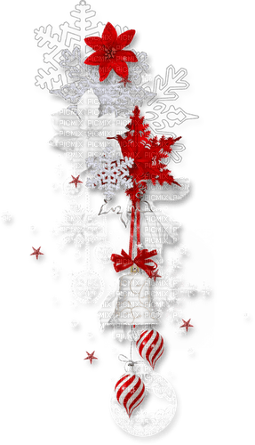 Christmas.Winter.Deco.Red.White - 免费PNG