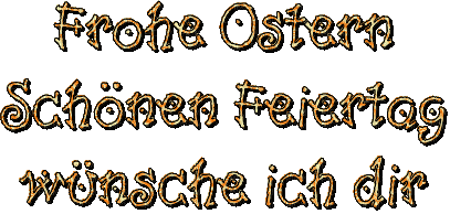 Frohe Ostern - Zdarma animovaný GIF