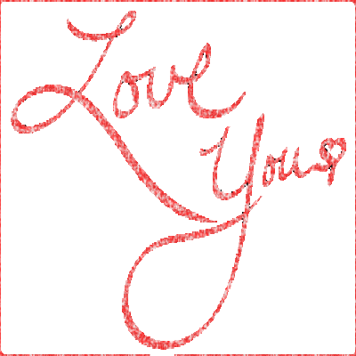 Love you (created with lunapic) - Gratis animerad GIF