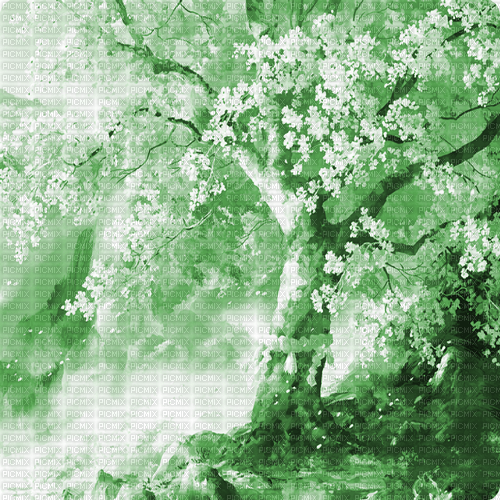 Y.A.M._Landscape background green - 免费PNG