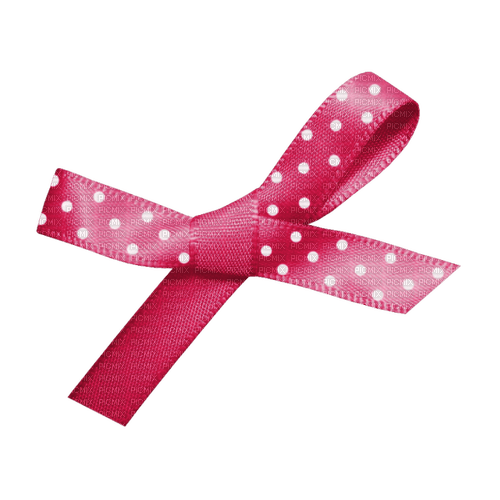 kikkapink pink bow vintage polka dots - 免费PNG