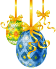Kaz_Creations Deco Easter Hanging Eggs - PNG gratuit