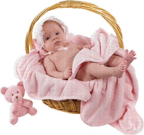 baby pink basket spring summer - фрее пнг