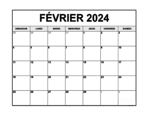 loly33 calendrier  février - 無料png