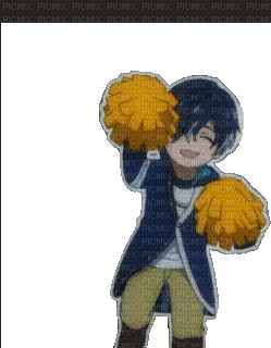 Cheerleader boy - 免费动画 GIF