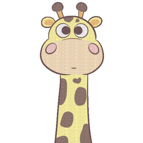 Spin Giraffe - GIF animasi gratis