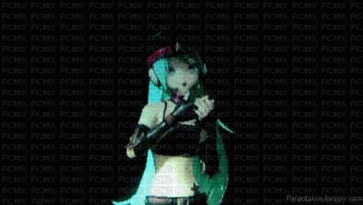 Miku Hatsune - Безплатен анимиран GIF