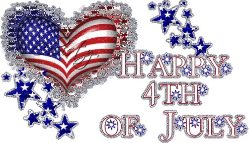 4th. of July. USA. Leila - GIF animate gratis