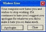 windows error - PNG gratuit