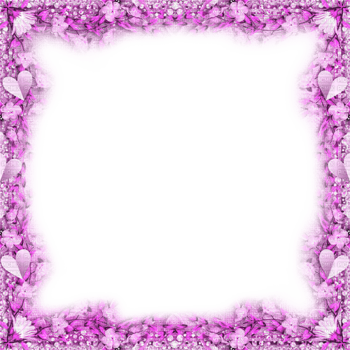 Frame.Purple.Pink.White - By KittyKatLuv65 - png gratuito