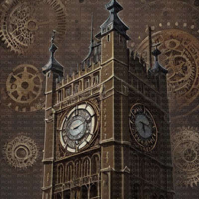 Steampunk Big Ben - δωρεάν png