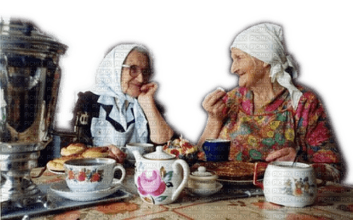 Rena Teatime Omas Grandmothers Vintage - Free PNG