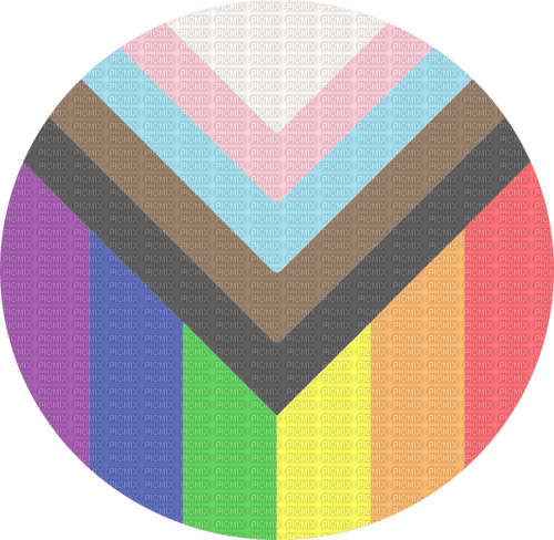 Gay Transgender Progressive Pride Flag Circle - nemokama png