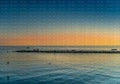 image encre paysage le coucher du soleil edited by me - png ฟรี