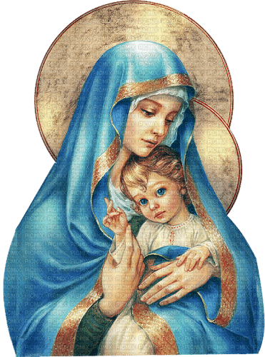 Maria mit Jesus - bezmaksas png