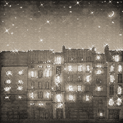 kikkapink background sepia vintage night moon gif - Zdarma animovaný GIF