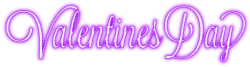 Valentines Day.Text.Purple.White - KittyKatLuv65 - zdarma png