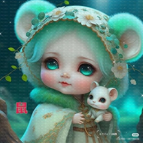 Fantasy baby girl by papuzzetto - ücretsiz png