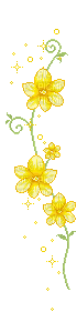 fleurs jaunes - Besplatni animirani GIF