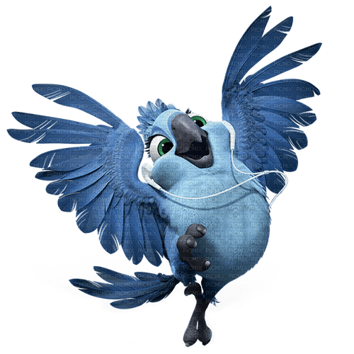 oiseau bleu - gratis png