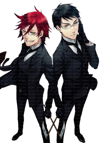 William T Spears and Grell Sutcliff - darmowe png