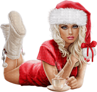 Kaz_Creations Woman Femme Colours Colour-Girls Christmas - gratis png