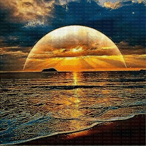 Sonnenuntergang - Besplatni animirani GIF
