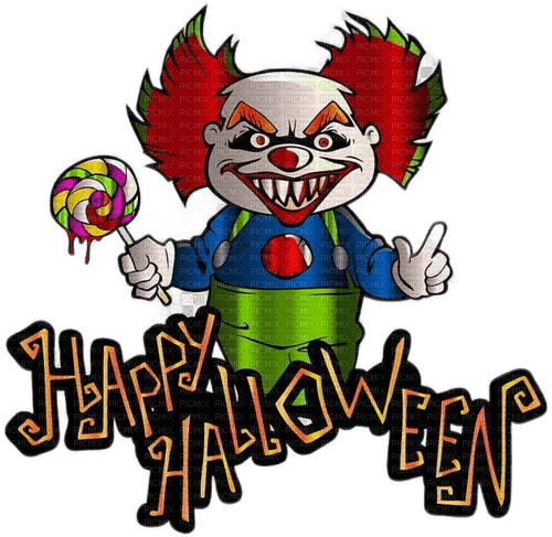 Clown monstre Halloween - png gratis