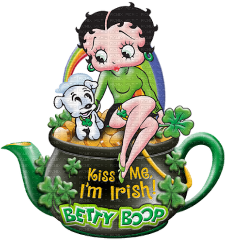 BETTY BOOP ST PATRICK DAY - PNG gratuit