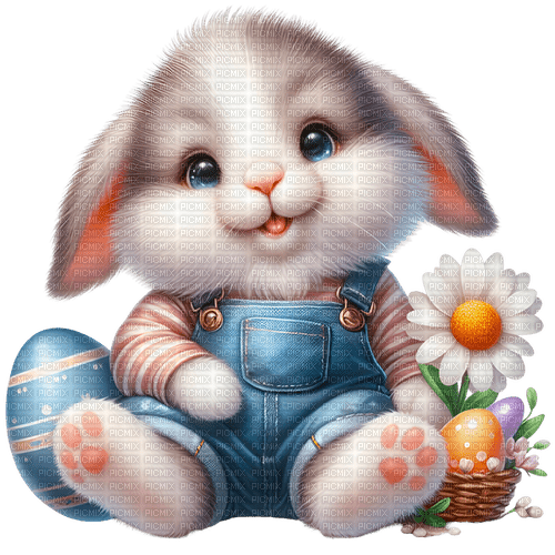 Easter hare by nataliplus - Free PNG