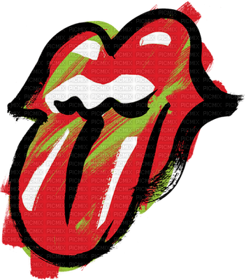 The Rolling Stones-Langue peinture - PNG gratuit