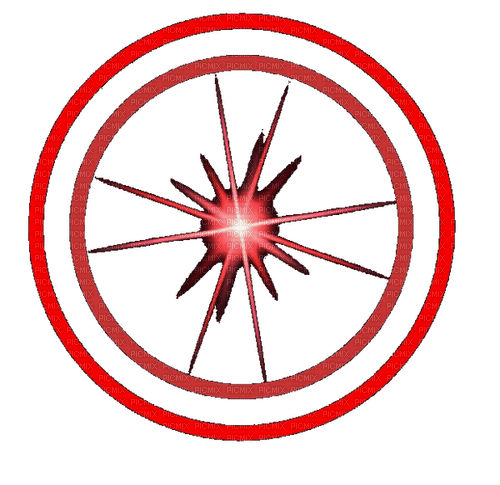 Double Circles ''Red'' - by StormGalaxy05 - nemokama png