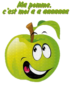 ma pomme c'est moi a a aaaaaa - Free animated GIF - PicMix