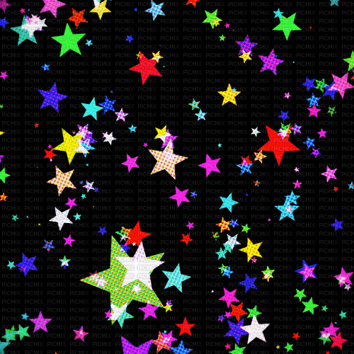 Background. Black . Stars. Leila - GIF animé gratuit