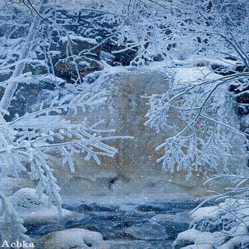 winter  background by nataliplus - GIF เคลื่อนไหวฟรี