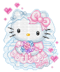 Hello Kitty Bride (Unknown Credits) - 無料のアニメーション GIF