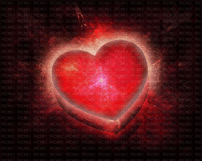 Background Red Heart - GIF animado gratis