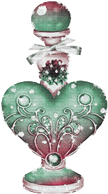soave deco valentine perfume heart vintage - Ingyenes animált GIF