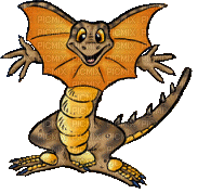dragon joyeux - GIF animasi gratis