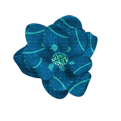 blue-flower-deco-minou52 - ücretsiz png