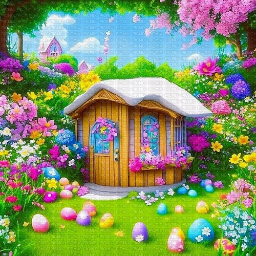 Background - Easter - Spring - gratis png