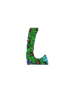 Kaz_Creations Alphabets Letter L - Gratis animeret GIF