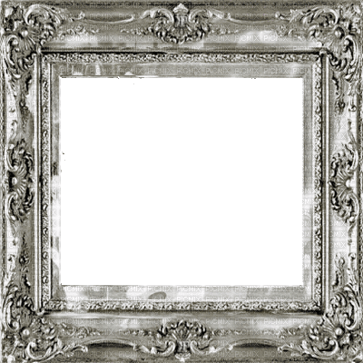 cadre frame vintage silver - Gratis animeret GIF