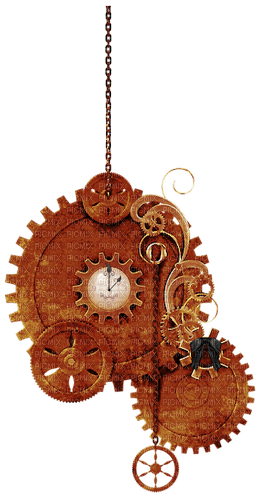 Steampunk.Gears.Brown - 無料png