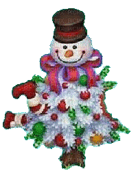nbl - Christmas, Snowman - GIF animé gratuit