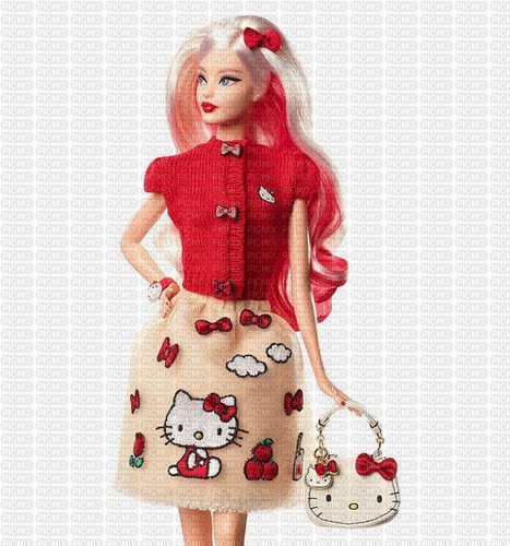 Barbie Hello Kitty - 免费PNG