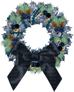 Kaz_Creations Blue Christmas Deco - PNG gratuit