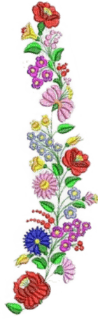 Blumengirlande - zadarmo png